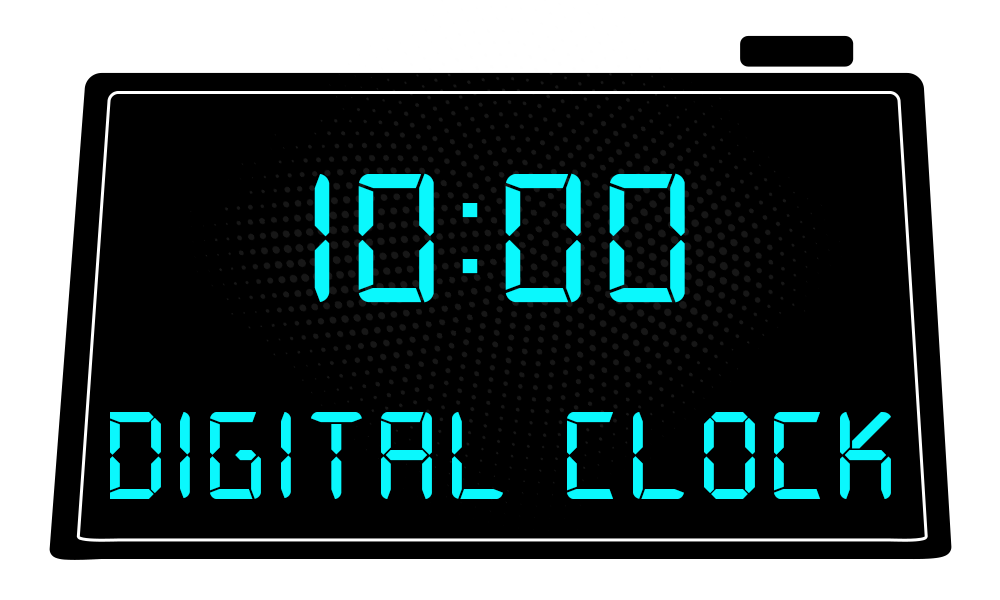 Digital Clock Tab
